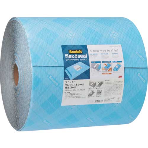 【廃番】3M スコッチ フレックス&シール 梱包ロール 60m FS-15200
