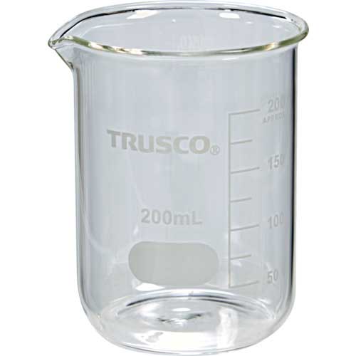 TRUSCO ガラスビーカー 200ml GB-200