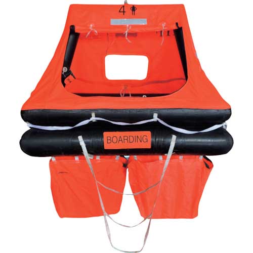 METEX EX自動膨張救命いかだ バッグ 4人用 HYF-4V