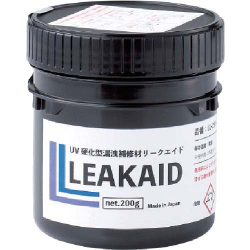 【廃番】前田シェル UV硬化型漏洩補修材 リークエイド 200g LL-200-LA200G