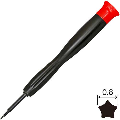サンフラッグ 特殊精密ドライバー ペンタローブ0.8mm NO17-F