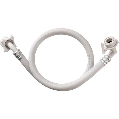 SANEI 自動洗濯機給水ホースL型 長さ0.8m ねじれ防止 元口別売 PT1700-1-0.8