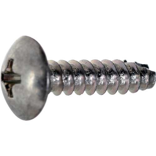 TRUSCO トラス頭タッピングねじ 2種B1 三価白 M5×10 300本入 ヘキサゴンパック S030-0510