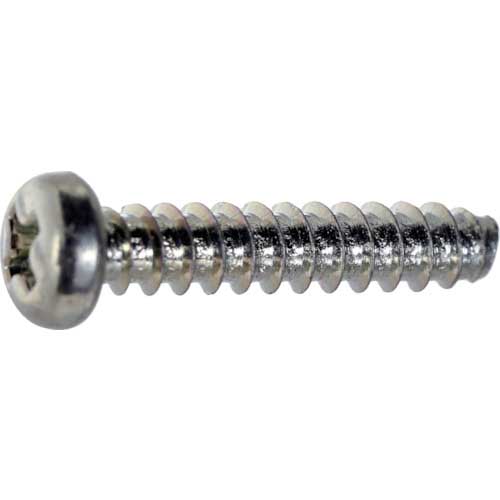 TRUSCO ナベ頭タッピングねじ 2種B0 三価白 M4×10 600本入り ヘキサゴンパック S033-0410