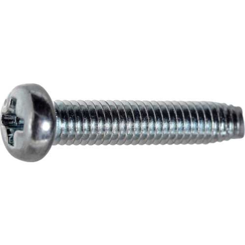 【廃番】TRUSCO ナベ頭低トルクねじ 三価白 Sタイプ 全ねじ M3×10 1000本入 ヘキサゴンパック S048-0310