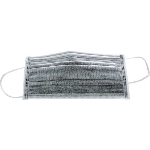 TRUSCO 一般作業用活性炭入マスク(耳掛けタイプ)4層 フリーサイズ (50枚入) TEM4C-50