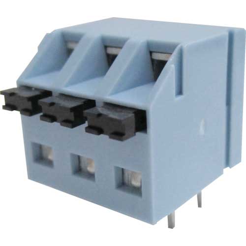 TRUSCO プリント基板用ねじなし端子台 3P TF6019-3P