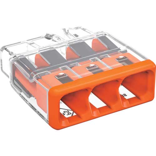 WAGO WGZ-3 差し込みコネクタ 3穴 100個入り