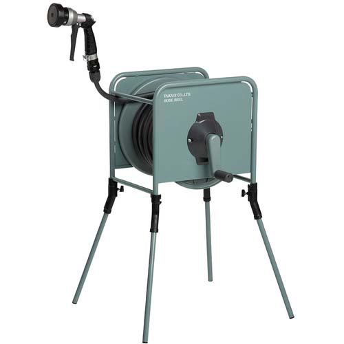 タカギ ホースリール 金属製ホースリール リフトメタル カバーなし 20m RF320GY