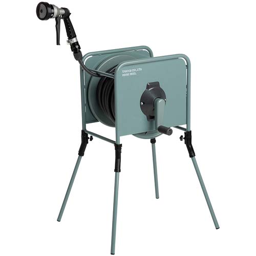 タカギ ホースリール 金属製ホースリール リフトメタル カバーなし 30m RF330GY