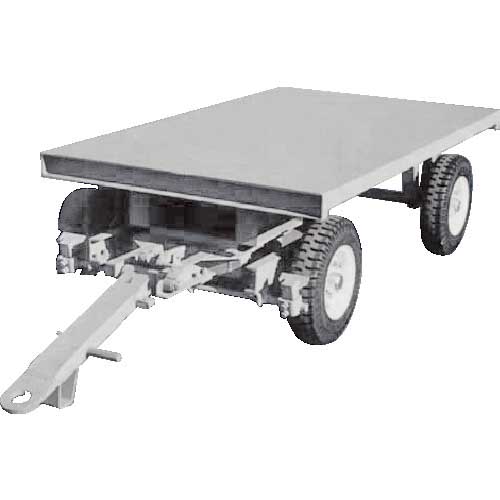 【廃番】ダンディ 産業用単輌トレーラー 4輪ナックル式前後両牽引型(同一軌跡内輪差無し) 5000kg TD050D-KC4-S