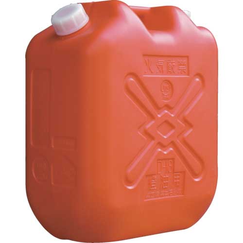 ヒシエス 灯油缶 18L 赤 18L-R