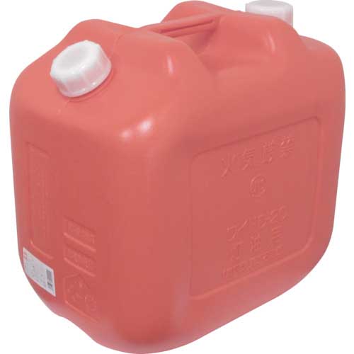 ヒシエス 灯油缶 20L 赤 20LW-R
