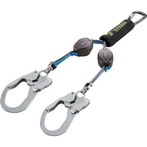 タイタン REELOCKmini 小型軽量ロック機構付き巻取式ダブルランヤード HL-HW-130