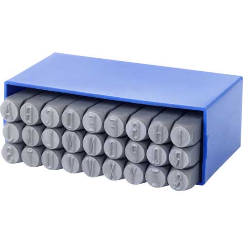 GRUVREM 英字刻印セット 丸面スタンダード A〜Z 8mm 01108000