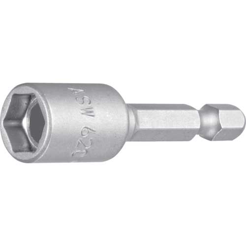 ASW ソケットビット 差込角6.35x対辺7.0mm 全長50mm 062006