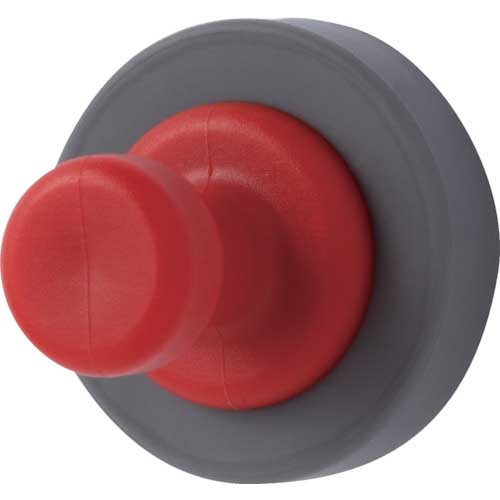 MAGEVER シリコンマグネット iフック レッド 強力マグネットフック ネオジム磁石 1-0153HOOK-IR