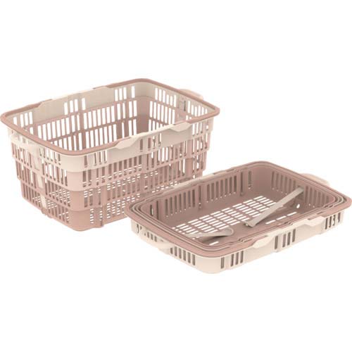 サンコー 折りたたみバスケット 103060 ニューバスケット ブラウン 10306000BR