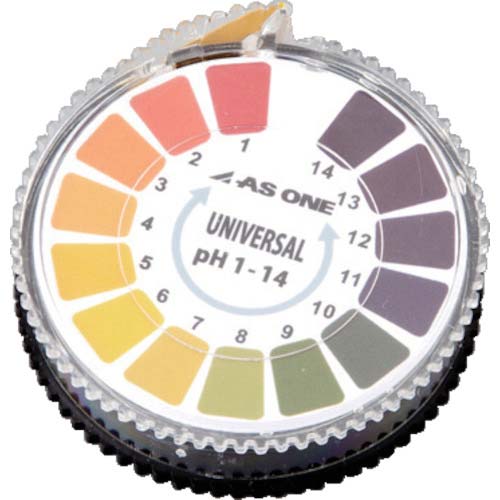 AS pH試験紙 ロールタイプpH1-14 1-1254-02