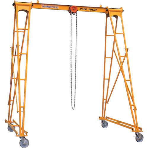スーパー ポータブル門型クレーン 揚程:3m 容量:490kg PMC490