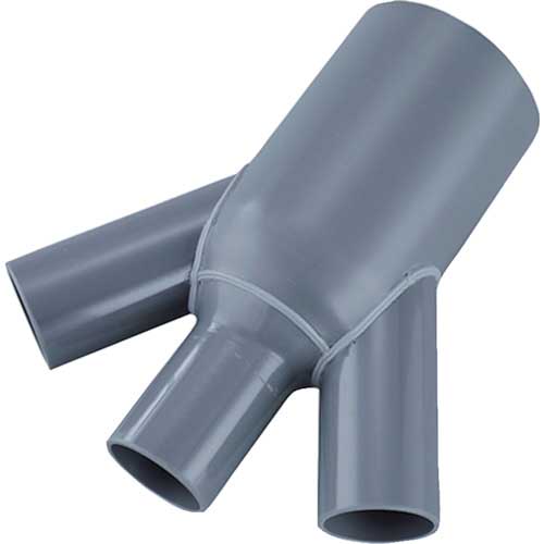 【廃番】スイデン 集塵機用 3分岐管NO.2 φ150-φ75 2227000000