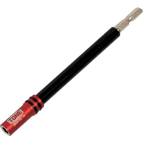 TONE 電動ドリル用ビットホルダー 差込角6.35mm 全長150mm 2BHA-150