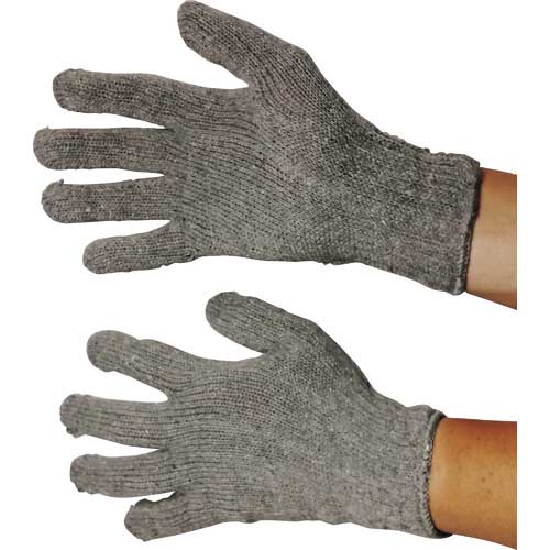 富士手袋 綿特軍手 グレー 6400