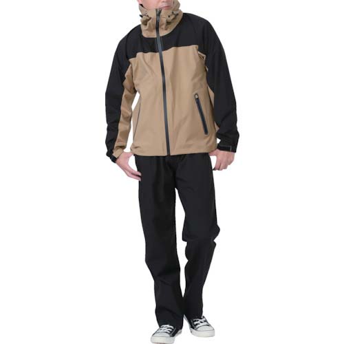 カジメイク 7572 4WAYストレッチシールドEX ベージュ 4L 7572-04-4L