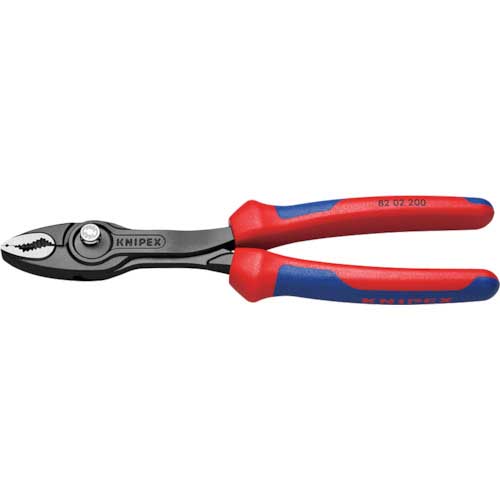 KNIPEX スリップジョイントプライヤー ツイングリップ コンフォートハンドル 200mm 8202-200