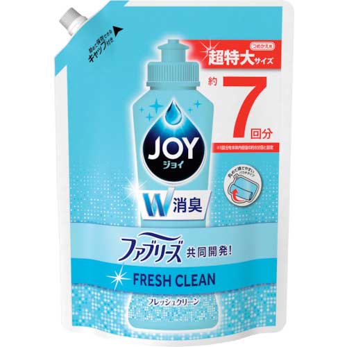 【廃番】P&G ジョイ コンパクト 食器用洗剤 W消臭 フレッシュクリーン 詰め替え 超特大 960mL 903158