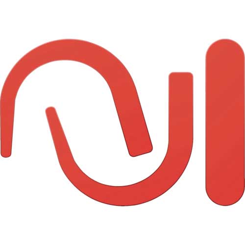 つくし 安全帯フック用蛍光シール 蛍光レッド BL-301