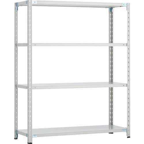 TRUSCO CB型セミボルトレス軽中量棚 1800X450XH1500 4段 WG色 CB-5644-WG