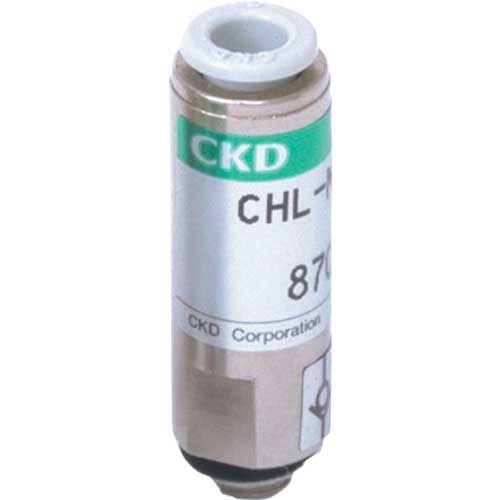 CKD チェックバルブ ワンタッチ継手付小形逆止め弁 M5 チューブ外径φ4 M5ねじ入力 CHL-M54-A