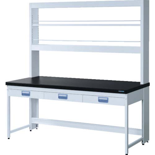 SANSHIN スチール実験台エコプラッテ2 サイド実験台 吊り引出し・試薬棚タイプ W1200 E2B2B4AA1