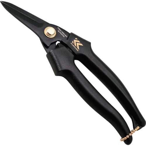 【廃番】フジ矢 電工ストレートバサミPRO(黒金) FM04-180N-BG