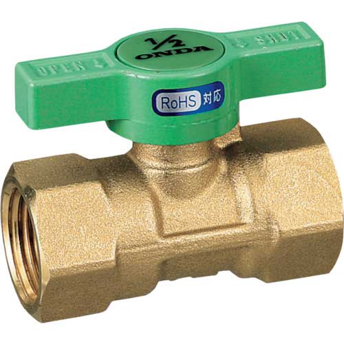 オンダ製作所 FS型 RoHS指令対応 Rc1/2×Rc1/2 Tハンドル G-FS-T15