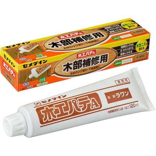 セメダイン 木工パテA 120ml/箱 ラワン HC-154