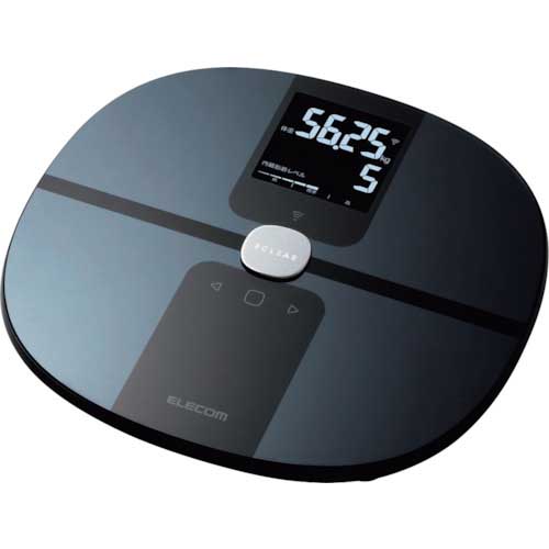 【廃番】エレコム エクリア体組成計 Wifi接続対応 HCS-WFS01シリーズ ブラック HCS-WFS01BK