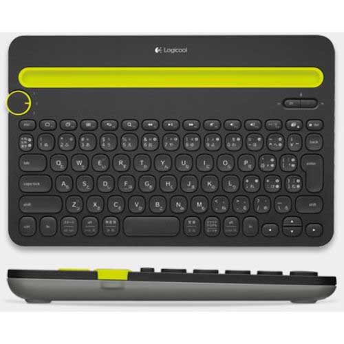 【廃番】ロジクール Bluetooth マルチデバイス キーボード k480 ブラック K480BK
