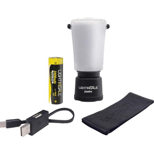 ライティンゲイル LEDミニランタンBonfire+3400mAh充電池 LTG1004-34