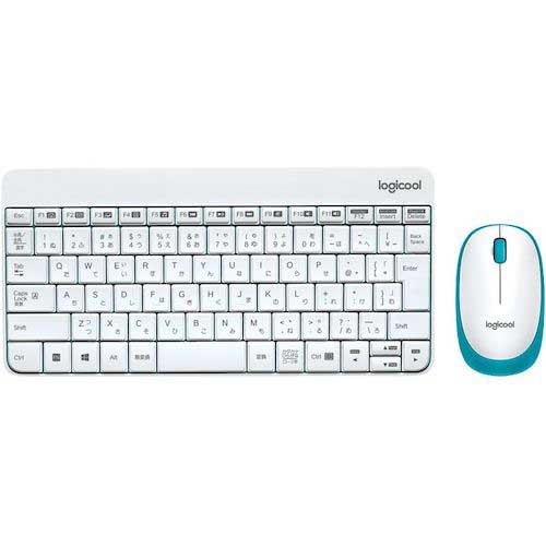 【廃番】Logicool ワイヤレスコンボ MK245 NANO ソリッドホワイト MK245NWH
