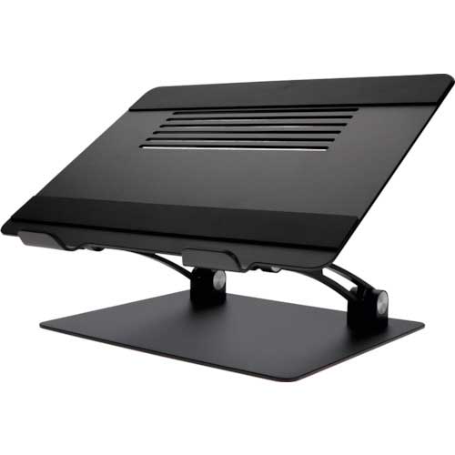 MOTTERU 肩や背中への負担を軽減 自由な角度に調節できるノートPCスタンド ペンタブ 液タブ iPad Pro スタンド MOT-PCSTD01S-BK