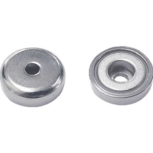 SIMOTEC ネオジム キャップマグネット φ48×φ8.5×10.8 (M8段穴/磁石内径φ15) NMCP0018