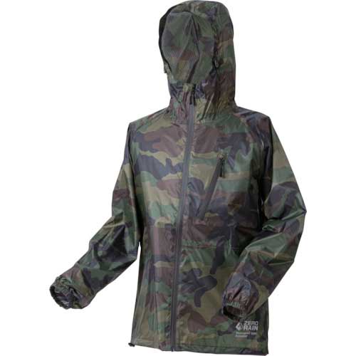 喜多 スーパーライトレインウェア 超軽量 No1710 カモフラ LL NO1710-CAMO-LL