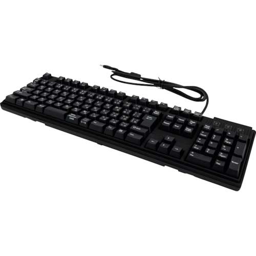 【廃番】オウルテック Cherryメカニカルキースイッチ採用 日本語109キー 「青軸」採用 メカニカルキーボード OWL-KB109CBL2-BK