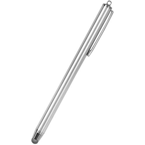 Owltech ゲームや写真の落書きもスラスラ描ける摩擦に強い導電繊維タイプ ストラップホール付き タッチペン OWL-TPSE05-SI