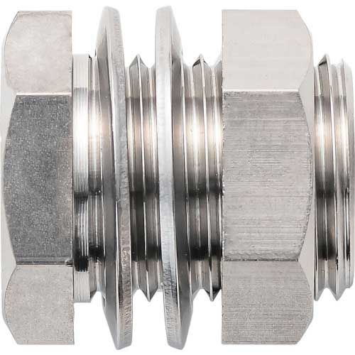 潤工社 ステンレス継手 パネルユニオン 1/2 - PF-1/2-1/2-SUS