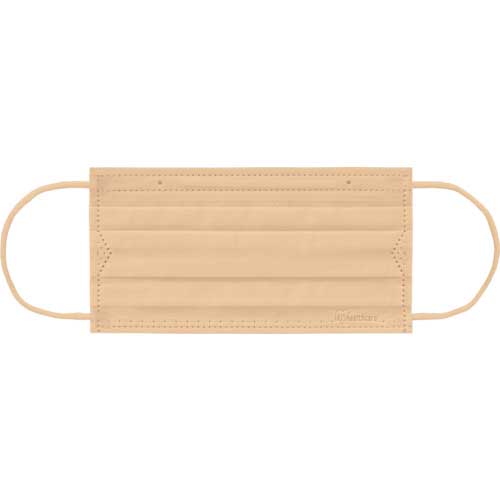 【廃番】アイリスオーヤマ 294533 不織布プリーツマスク ふつうサイズ 30枚入 シルクベージュ PN-NC30MSB