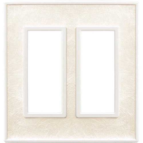 SUGATSUNE (210032230)PXP-FW02-PWスイッチプレート・コンセントプレート(2連) PXP-FW02-PW