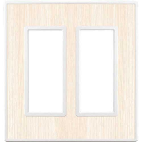 SUGATSUNE (210032221)PXP-FW02-WWスイッチプレート・コンセントプレート(2連) PXP-FW02-WW